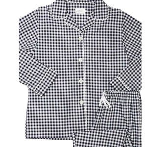 Gingham Luxe Pima Cotton Pajama Set